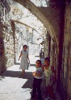 06 Arab kids in Old City street, Jerusalem