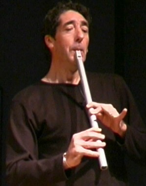 Davy on low whistle