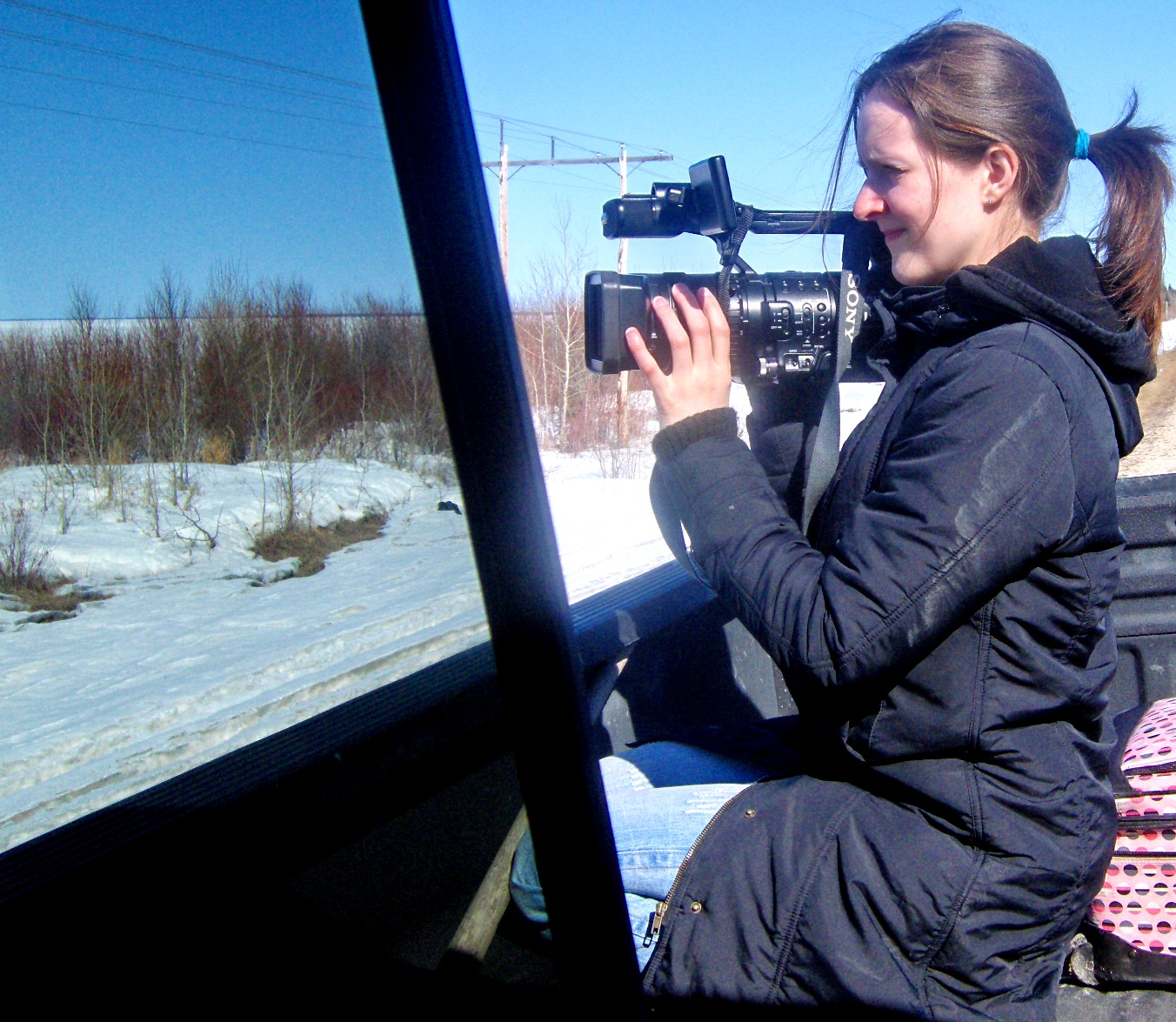 Filming in Manitoba, 2007